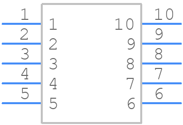 8.06.04 J-LINK NEEDLE ADAPTER - SEGGER - PCB symbol