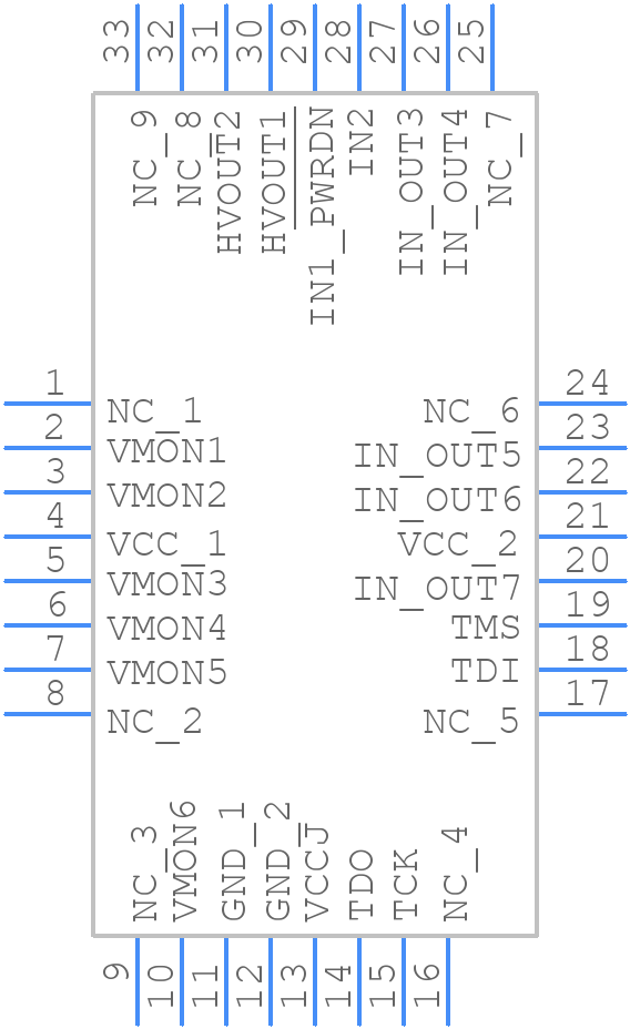 ISPPAC-POWR607-01NN32I - Lattice Semiconductor - PCB symbol