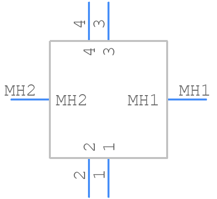 0430450425 - Molex - PCB symbol