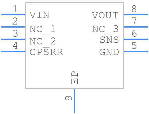 MAQ5281-3.3YMME-TRVAO - Microchip - PCB symbol