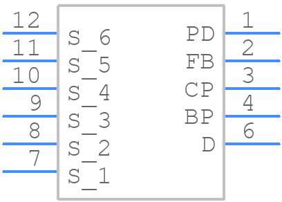 LNK6764V - Power Integrations - PCB symbol