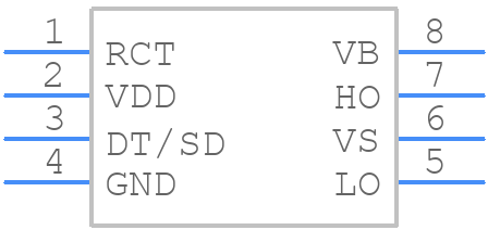 FAN7387MX - onsemi - PCB symbol