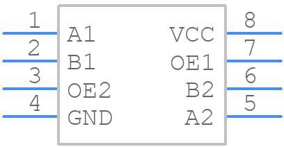 TC7WB66CFK,LF - Toshiba - PCB symbol