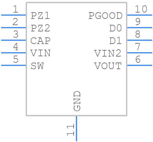 LTC3588IMSE-1#PBF - Analog Devices - PCB symbol