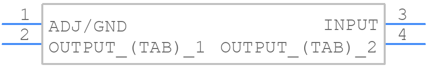AZ1084CS2-3.3TRG1 - Diodes Incorporated - PCB symbol