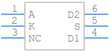 AQV252G3A - Panasonic - PCB symbol