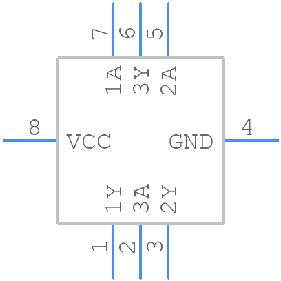 NC7NZ17L8X - onsemi - PCB symbol