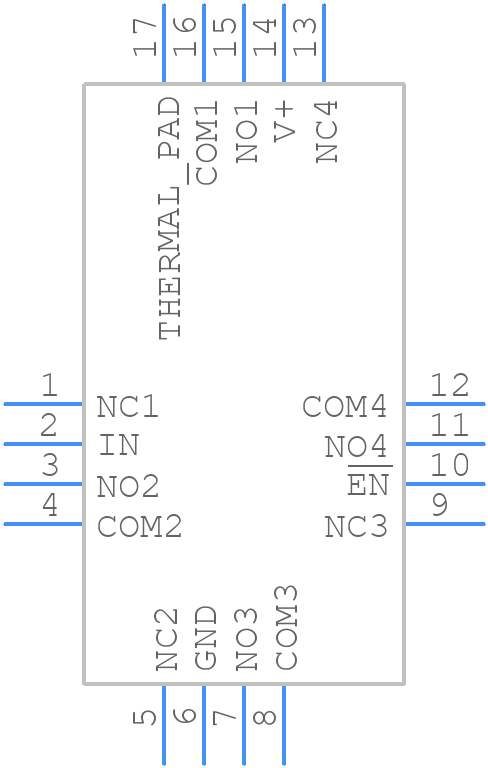 DG2524DN-T1-GE4 - Vishay - PCB symbol