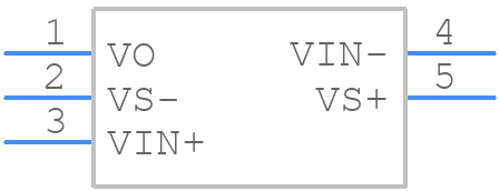 XOPA810IDBVT - Texas Instruments - PCB symbol