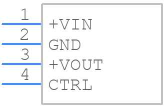 R-78S1.8-0.1 - RECOM Power - PCB symbol