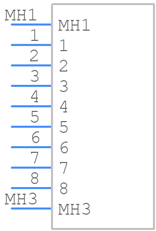 105311-1108 - Molex - PCB symbol