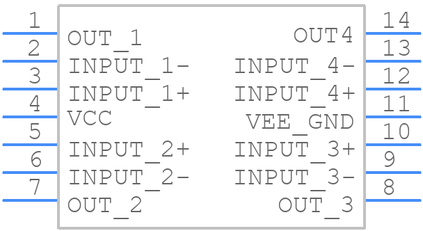 LM324EDR2G - onsemi - PCB symbol