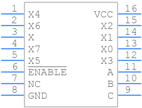 RS2251XS16 - RUNIC - PCB symbol