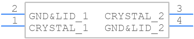 LFXTAL056516Reel - IQD - PCB symbol