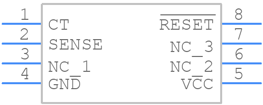 TL7700CPE4 - Texas Instruments - PCB symbol