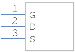 STFU13N65M2 - STMicroelectronics - PCB symbol