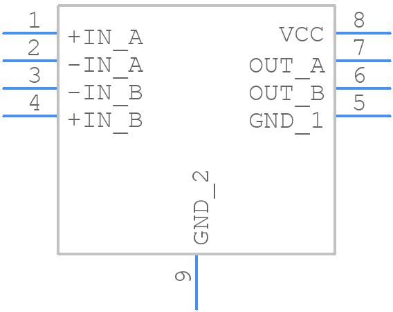 LT1720CDD#PBF - Analog Devices - PCB symbol