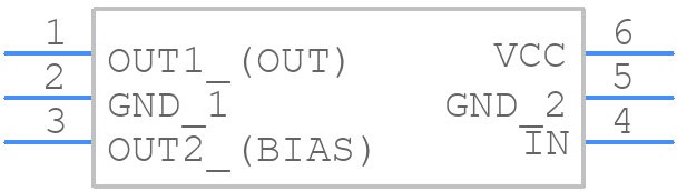MAX2472EUT+T - Analog Devices - PCB symbol