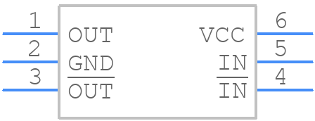 MAX2471EUT+T - Analog Devices - PCB symbol
