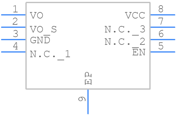 BD33HC0WEFJ-E2 - ROHM Semiconductor - PCB symbol