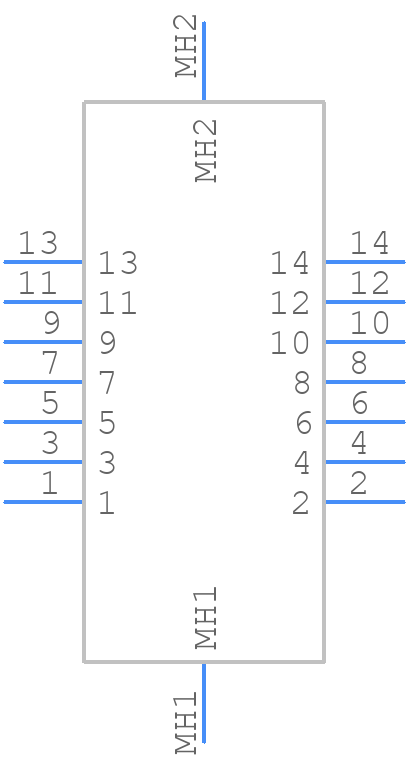 963357-3 - TE Connectivity - PCB symbol