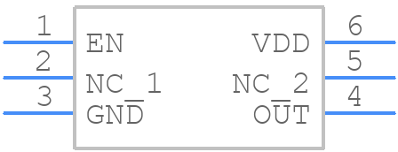 DSC1101CI5-100.0000 - Microchip - PCB symbol