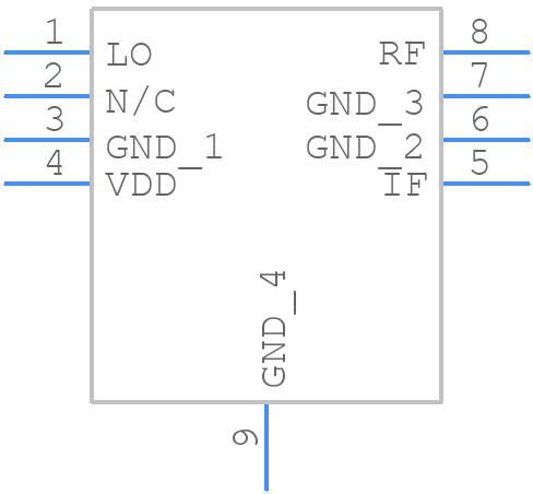HMC485MS8G - Analog Devices - PCB symbol