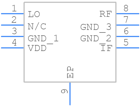 HMC485MS8GTR - Analog Devices - PCB symbol