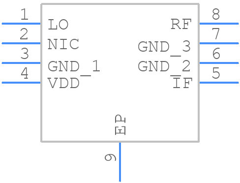 HMC485AMS8GETR - Analog Devices - PCB symbol
