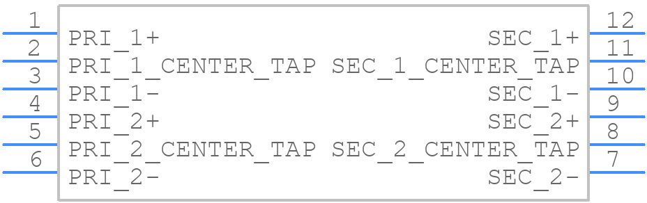 TG04-4004NCRL - Halo Electronics - PCB symbol