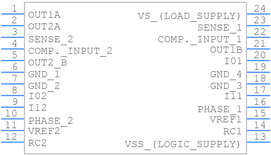 L6219DSA13TR - STMicroelectronics - PCB symbol