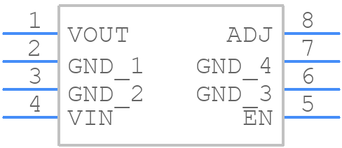 LDL112D33R - STMicroelectronics - PCB symbol