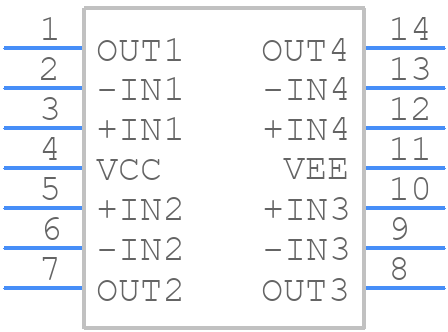 LM837N/NOPB - Texas Instruments - PCB symbol