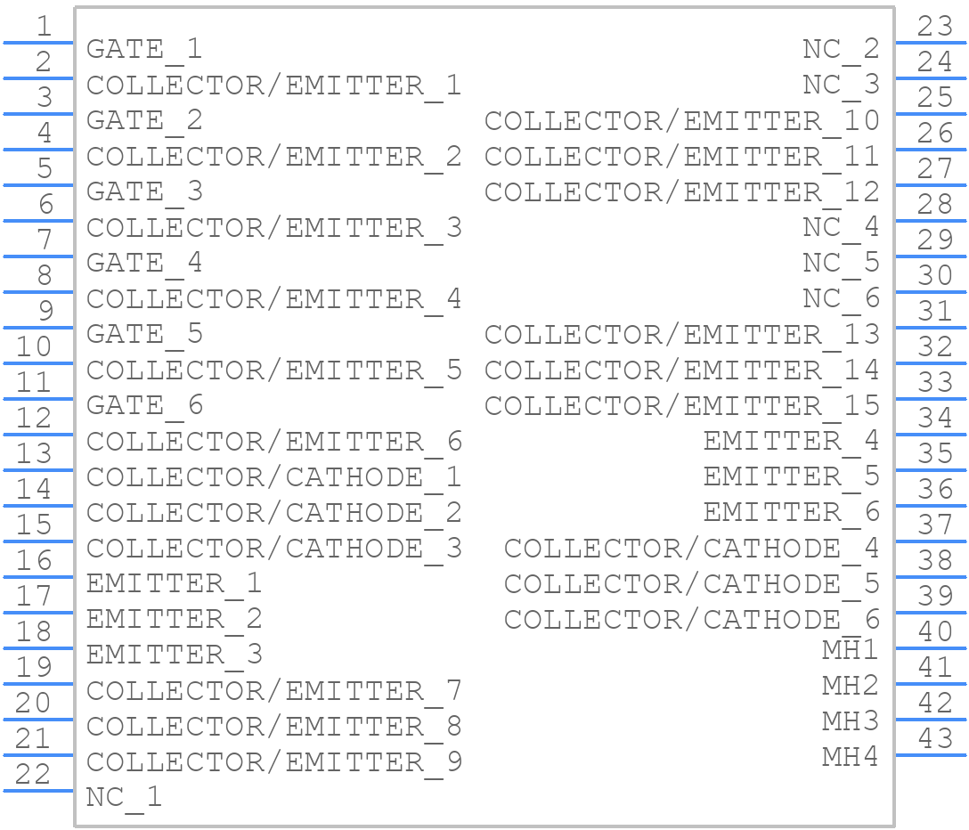FS75R12KS4 - Infineon - PCB symbol