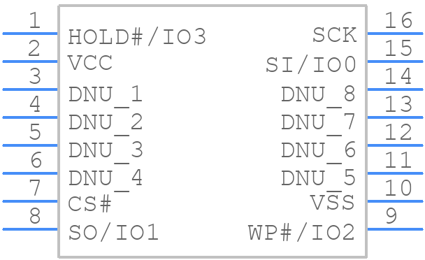 MT29F1G01ABAFDSF-AAT:F TR - Micron - PCB symbol