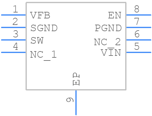 MCP1663T-E/MNY - Microchip - PCB symbol