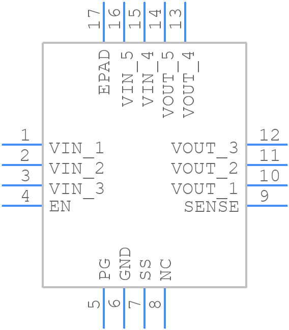 ADP1754ACPZ-0.75R7 - Analog Devices - PCB symbol