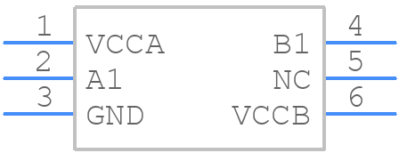 TC7SPN334L6X,LF - Toshiba - PCB symbol