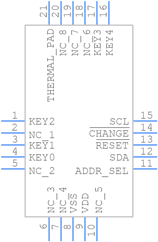 AT42QT1050-MMHR - Microchip - PCB symbol