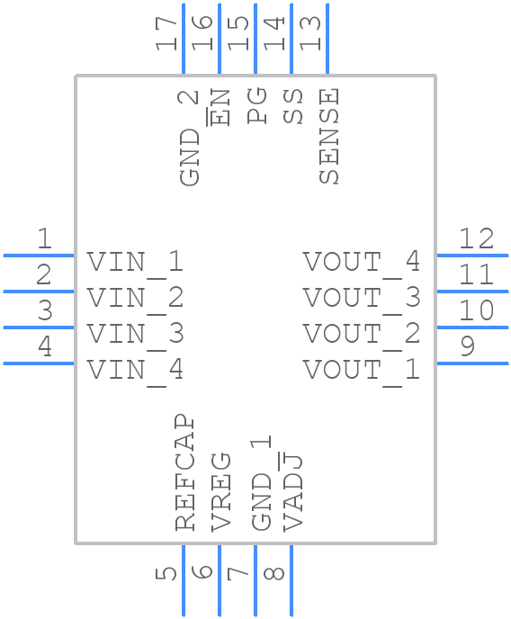 ADP1763ACPZ-0.9-R7 - Analog Devices - PCB symbol