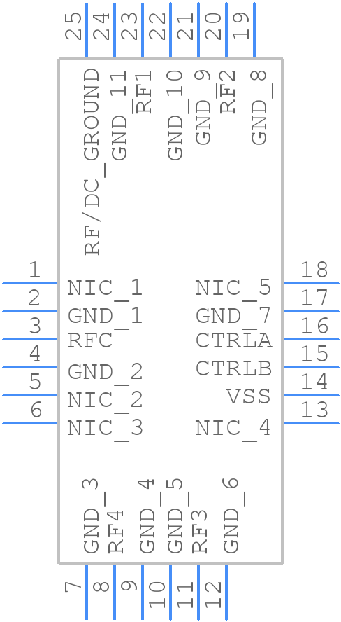 HMC641ATCPZ-EP-PT - Analog Devices - PCB symbol
