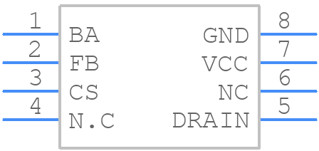 ICE3RBR4765JZ - Infineon - PCB symbol