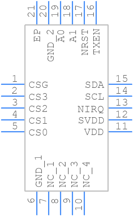 SX9306IULTRT - SEMTECH - PCB symbol