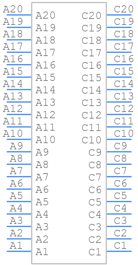 1-1393645-1 - TE Connectivity - PCB symbol