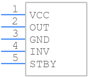BD9701T - ROHM Semiconductor - PCB symbol