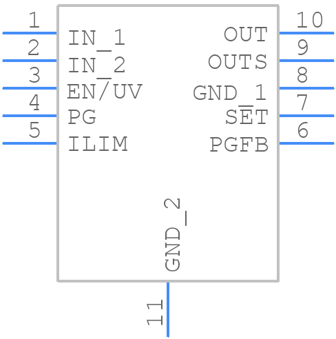 LT3045EDD#TRPBF - Analog Devices - PCB symbol