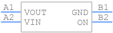 TPS22914BYFPT - Texas Instruments - PCB symbol
