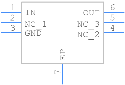 NCV8716MT33TBG - onsemi - PCB symbol