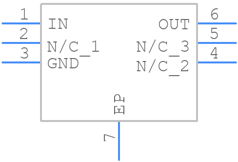 NCV8716MT30TBG - onsemi - PCB symbol