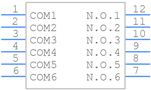 A6TN-6104 - OMRON Electronics - PCB symbol